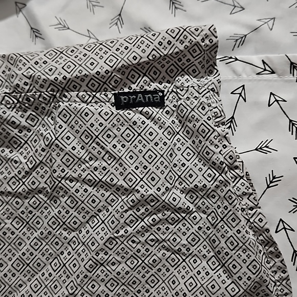 Prana button up dress shirt large gray - Picture 6 of 7